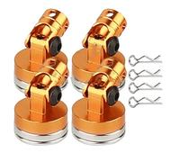 Rc Car Parts For HSP For Sakura For Traxxas 1/10 4pcs Magnetic Stealth Invisible Body Post Mount Contact Shell Column Clips Decoration RC Drift Car Accessories(Yellow)
