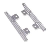 Rc Car Parts For MN82 LC79 MN78 1/12 Aluminum Side Pedal Modification Left Right Foot Pedals RC Crawler Car Replacement Upgrade Parts Car Accessories(Silver)