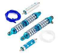 Rc Car Parts For Scx10 For Wraith For Capra For Rr10 For Trx4 1/10 RC Oil Piggyback Shock Absorber With Remote Reservoir Adjustable 70-123mm RC Crawler Parts(90mm)
