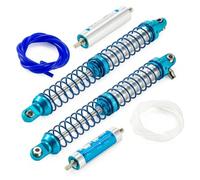 Rc Car Parts For Scx10 For Wraith For Capra For Rr10 For Trx4 1/10 RC Oil Piggyback Shock Absorber With Remote Reservoir Adjustable 70-123mm RC Crawler Parts(123mm)