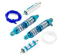 Rc Car Parts For Scx10 For Wraith For Capra For Rr10 For Trx4 1/10 RC Oil Piggyback Shock Absorber With Remote Reservoir Adjustable 70-123mm RC Crawler Parts(76mm)
