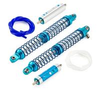 Rc Car Parts For Scx10 For Wraith For Capra For Rr10 For Trx4 1/10 RC Oil Piggyback Shock Absorber With Remote Reservoir Adjustable 70-123mm RC Crawler Parts(113mm)