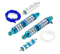 Rc Car Parts For Scx10 For Wraith For Capra For Rr10 For Trx4 1/10 RC Oil Piggyback Shock Absorber With Remote Reservoir Adjustable 70-123mm RC Crawler Parts(86mm)
