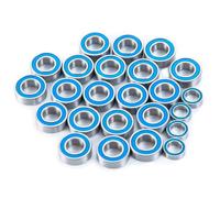 Rc Car Parts For Tamiya For Clodbuster 58065 47432 58518 For Bullhead 58518 1/10 24Pcs Wheel Hub Sealed Bearing Kit RC Car Truck Model Accessories Upgrade Parts