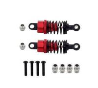 Rc Car Parts For Tamiya For TT-01 TT-02 M05 M06 M03 For TT-02 TA05 TL-01 TA03 MF-01X 2PCS Shock Absorber 55MM Universal Front Rear RC Car Accessories(Red)