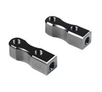 Rc Car Parts For Tamiya For TT-02 TT-01 1:10 RC Car Parts Replacement Aluminum Servo Mount Upgrade Modification RC Car Accessories(Black)