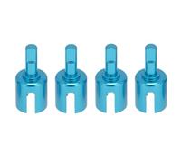 Rc Car Parts For Tamiya For TT01 TT02 TT01D TT01E For DF-02 M05 M06 1/10 Metal Gearbox Joint Cup Differential Cup Diff Cup Modification RC Car Upgrade Parts(Blue)