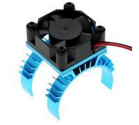 RC Car Parts For Tamiya For TT02 1/10 rc Car 540 550 3650 Motor Heat Sink RC Parts Electric Heatsink Cover + Cooling Fan