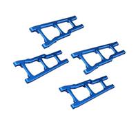 Rc Car Parts For Traxxas 1/10 For Slash 4x4 4WD For Stampede 4x4 3655 Upgrade Replacement RC Car Accessories Front Rear Heavy Duty Suspension Arms RC Car Parts(Blue)