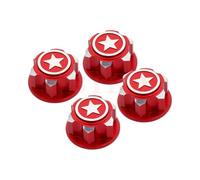 Rc Car Parts For Traxxas For Arrma For TRX For X-Maxx For Summit For E-Revo 1:8 1:5 1:10 17mm Hex Wheel Nuts Cover Dustproof Non-slip Cap Buggy Truck RC Car Accessories(Red)