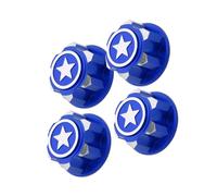 Rc Car Parts For Traxxas For Arrma For TRX For X-Maxx For Summit For E-Revo 1:8 1:5 1:10 17mm Hex Wheel Nuts Cover Dustproof Non-slip Cap Buggy Truck RC Car Accessories(Blue)