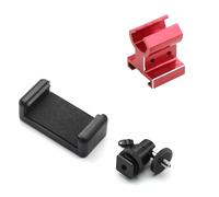 Rc Car Parts For Traxxas For Trx4 Trx6 For E-revo For Slash For Rustler For T-maxx For E-maxx Replacement For TQi Transmitter Phone Mount Holder RC Car Upgrade Parts(Red)