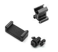 Rc Car Parts For Traxxas For Trx4 Trx6 For E-revo For Slash For Rustler For T-maxx For E-maxx Replacement For TQi Transmitter Phone Mount Holder RC Car Upgrade Parts(Black)