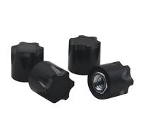Rc Car Parts For Traxxas For Trx4 Trx6 For Slash D90 D110 For Scx10 For Tamiya For Yokomo For Hsp 1/10 4pcs M4 Nut Wheel Rim Hat Cap Rc Crawler Car Accessories(Black)