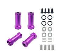 Rc Car Parts For Wltoys 144001 124018 124019 A959-B A959 RC Car Upgrade Parts 12mm Wheel Hex Hub Drive Adapter 30mm Adaptor Extension Combiner Coupler Decoration(Purple)