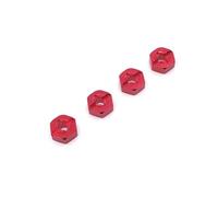 Rc Car Parts For WLtoys 144001 144002 144010 124016 124017 124018 124019 K929 A949 A959 A959-B A969 A979 Metal Upgrade 12mm Hub Adapter RC Car Parts(Red)