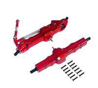 RC Car Parts For WPL 1/16 C14 C24 B14 B24 B16 B36 For Henglong 1/16 For Feiyu For JJRC RC Remote Control Car Metal Upgrade Modified Parts Metal Bridge Total(Red)