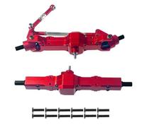 Rc Car Parts For WPL B14 B24 B16 B36 C14 C24 For Henglong For Feiyu For JJRC 1/16 Remote Control Car Metal Upgrade Modified Parts Metal Bridge Total RC Accessories(Red)