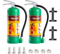 RC Car Parts, KINGCOO 2pcs Mini Decorative Simulation Fire Extinguisher Bottles Tool Part Accessory for 1/10 RC Rock Crawler Car for TRX4 Axial SCX10 Tamiya Redcat HSP Gen7 D90 TF2 (Green)