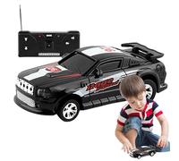 RC Car,Portable Small Racing Car with Roadblocks - Cans Simulation Racing Toy, Cool Tiny RC for Boys