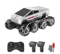 RC Car Remote Control Truck: - 8WD Amphibious RC Truck All Terrain Off-Road Remote Control Car Waterproof Toy Cars 2.4GHz Drift Crawler 360°Rotating for 6+ Years Kids Birthday Chirstmas Gift