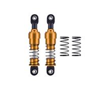 RC Car Repair Kit For Element For Enduro For Scx10 For Trx4 For Gamde R1 For Gspeed V3 For Lcg 1/10 Rc Car 2Pcs Aluminum Big Bore Shocks Diy Upgrade Parts(Orange,75mm)