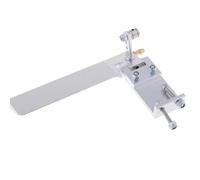 RC Car Replacement For RC Boat 1Pcs Aluminum Alloy Water Absorbent Rudder CNC 75mm 95mm Metal Rudder Upgrade Parts Accessories(Silver,95mm)