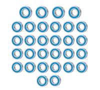 RC Car Replacement For Tamiya 1/14 30PCS Blue Bearings Kit 6x12x4mm 5x11x4mm RC Semi Tractor Truck For Climbing Trailer Car Parts