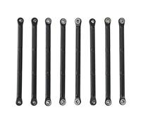 RC Car Rod Linkage Compatible With LOSI For LMT 4WD 1/8 RC Car Truck Upgrade Parts Accessories 8Pcs Metal Chassis Link Rod Linkage RC Links Linkage(Black)