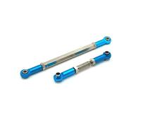 RC Car Rod Linkage Compatible With MN For MN82 LC79 MN78 1/12 Crawler RC Upgrade Parts 2x Aluminum Alloy Steering Link Rod Steering Linkage Tie Rod(Blue)