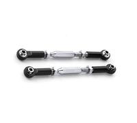 RC Car Rod Linkage Compatible With TRAXXAS For SLASH 4x4 1/10 RC Car Part Aluminum Alloy Stronger Steering Link Rod Linkage Tie(Black)