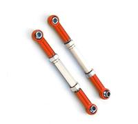 RC Car Rod Linkage Compatible With Traxxas For Slash 4X4 1/16 RC Car Upgraded Part 2pcs Aluminum Alloy Steering Linkage Servo Link Pull Rod Set(Red)