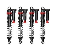 Rc Car Shock Absorber Compatible With Axial For SCX10 For TRX4 For TRX6 D90 1/10 RC Crawler Car Upgrade Parts 100mm Adjustable Piggyback Shock Absorber Damper(Black)