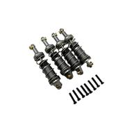 RC Car Shock Absorber Compatible With MJX For Hyper Go 14301 14302 14303 1/14 RC Car Upgrade Parts Metal Hydraulic Oil Shock Absorber Hole To Hole 60MM(Gray)