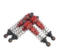 Rc Car Shock Absorber Compatible With Tamiya For TT-02B DF02 DT02 1/10 RC Car Upgrade Parts Accessory For Buggy For Chassis Oil Shocks Dampers(Red)