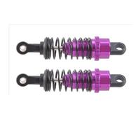 Rc Car Shock Absorber Compatible With Wltoys A959 A969 A979 K929 For Hpi For Hsp For Traxxas For Losi 1/18 Rc Car Parts 2Pcs Oil Adjustable 65Mm Shock Absorber(Purple)