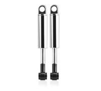 Rc car shock absorber For Tamiya For SCANIA For Actros For MAN For VOLVO 1/14 RC Car Tipper Metal Front Rear Suspension Shock Absorber Damper(Silver)