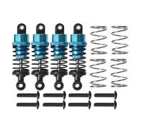 RC Car Shock Absorber For Tamiya TT-01/TT02 M5 M6 1/10 RC Upgrade Parts 4Pcs Car Aluminum Alloy Shock Absorber Front Rear Damper(Blue)