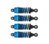 RC Car Shock Absorber For Tamiya TT01 TT-02 1/10 rc Car Upgrade Parts 4Pcs Aluminum Alloy Shock Absorbers Damper Set Replacement Part(Blue)