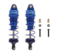 RC Car Shock Absorbers 1/10 RC For Buggy Truck Short Course For Rally Truck Parts Oil Adjustable 85Mm Metal Shock Absorber Damper Spare Parts(Blue)