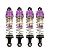 RC Car Shock Absorbers Compatible With Wltoys 144001 144010 124007 124016 124017 124018 1240190 RC Car Upgrade Parts 4Pcs Metal Oil Shock Absorber Damper