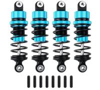 RC Car Shock Absorbers For Tamiya For TT02 1/10 55mm 62mm 4 Pcs Shock Absorber Remote Control Drift Car Upgrade Parts(Blue,62mm)