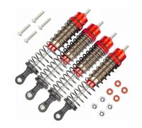 RC Car Shock Absorbers For Tamiya Lunch Box Midnight Pumpkin 58727 58499CW01 1/12 Shock Absorber Remote Control Car Chassis Upgrade Parts(Red)