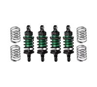 RC Car Shock Absorbers For Traxxas Gt 4-Tec Drift For Mustang Alloy Front Rear Oil Filled For Super Shock Absorbers Upgrade Parts(Green)