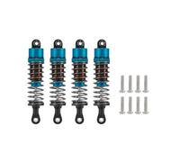 RC Car Shock Absorbers For Truggy For Buggy Monster Trucks 1/10 52mm-120mm 4pcs Oil Filled Shock Absorbers RC Road Trip Drift Car Upgrade Parts(Blue,75mm)