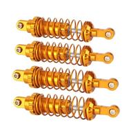 Rc car shock Compatible With MJX For Hyper Go 14209 14210 14510B 1/14 RC Car Upgrade Parts Replacement Accessories 4PCS Shock Absorber Damper(Yellow)