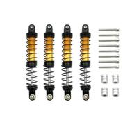 Rc car shock Compatible With MN For Defender D90 1/10 Remote Control Car Upgrade Parts Accessories 4Pcs Metal Shock Absorber Oil Damper(Yellow)