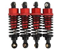 Rc car shock Compatible With TAMIYA TT-01 TT-02 TA05 TL-01 TA03 MF-01X 1/10 RC On Road Drift For Racing Car Parts Aluminium Alloy Oil Shock Absorber(Red)