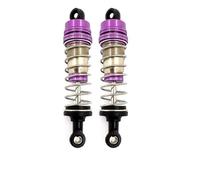 Rc car shock Compatible With WLtoys 144001 1/14 RC Car Parts Four-Wheel Drive Drift For Racing 2pcs Metal Shock Absorber Damper Oil Filled Shocks(Purple)