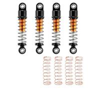 Rc Car Shock Damper Compatible With Axial SCX24 C10 For JLU For Gladiator For Bronco 1/24 RC Crawler Car Upgrade Parts 4pcs Metal Shock Absorber Oil Damper(Yellow)